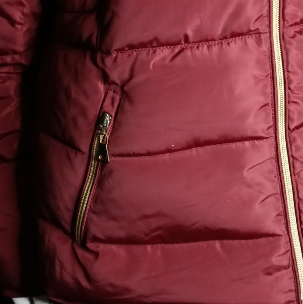 💜Wine Faux Fur Jacket💜 Women's & Youth Jackets - Picture 7 of 15